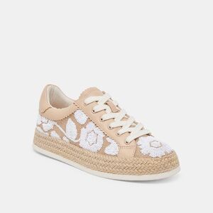 Dolce Vita Azalia Sneakers Natural Multi Floral Sequin